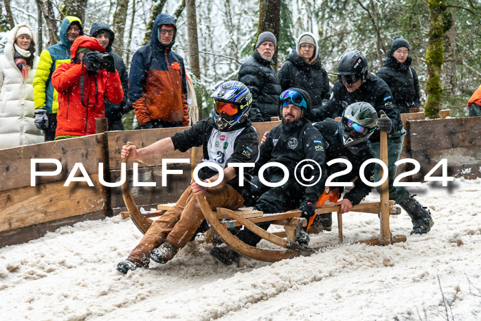 53. Hornschlittenrennen Partenkirchen, 06.01.2024