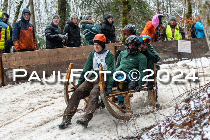 53. Hornschlittenrennen Partenkirchen, 06.01.2024