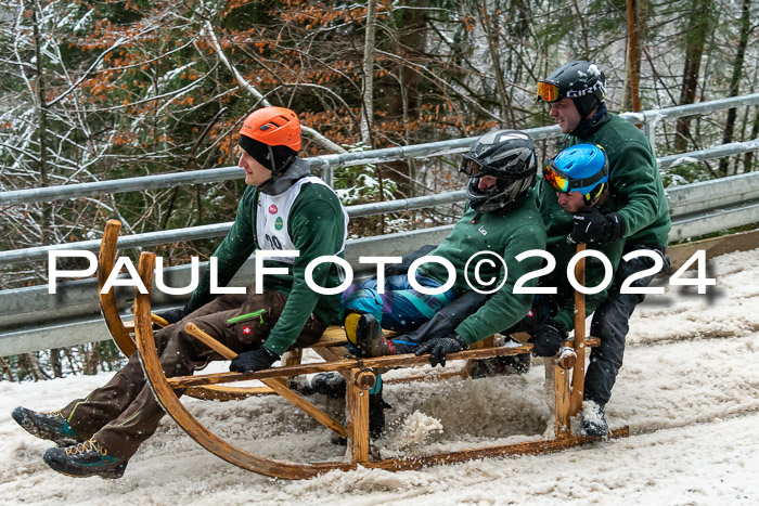 53. Hornschlittenrennen Partenkirchen, 06.01.2024