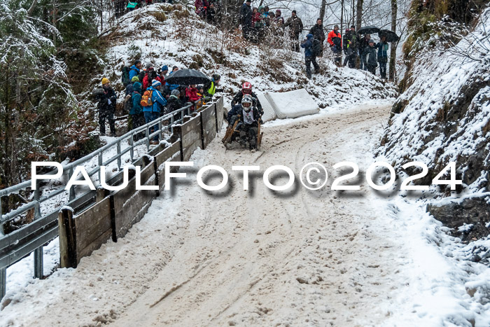 53. Hornschlittenrennen Partenkirchen, 06.01.2024
