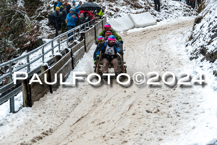 53. Hornschlittenrennen Partenkirchen, 06.01.2024
