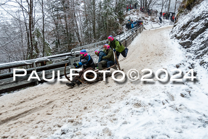 53. Hornschlittenrennen Partenkirchen, 06.01.2024