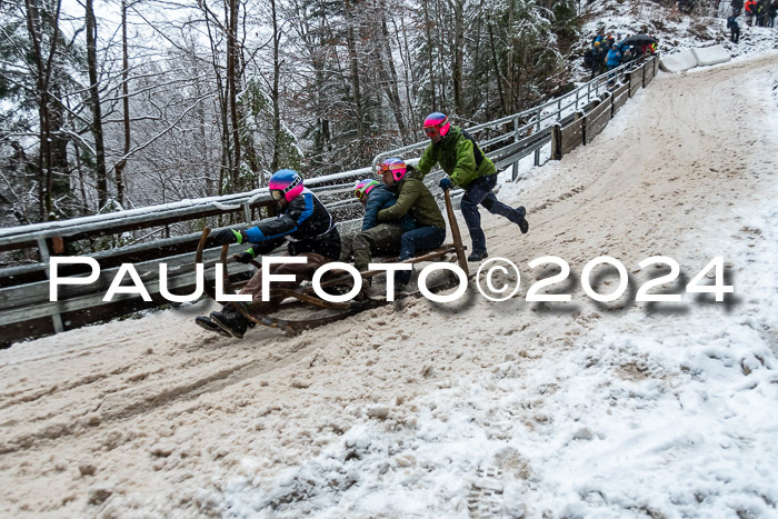 53. Hornschlittenrennen Partenkirchen, 06.01.2024