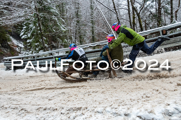 53. Hornschlittenrennen Partenkirchen, 06.01.2024