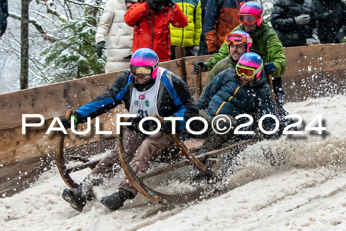 53. Hornschlittenrennen Partenkirchen, 06.01.2024