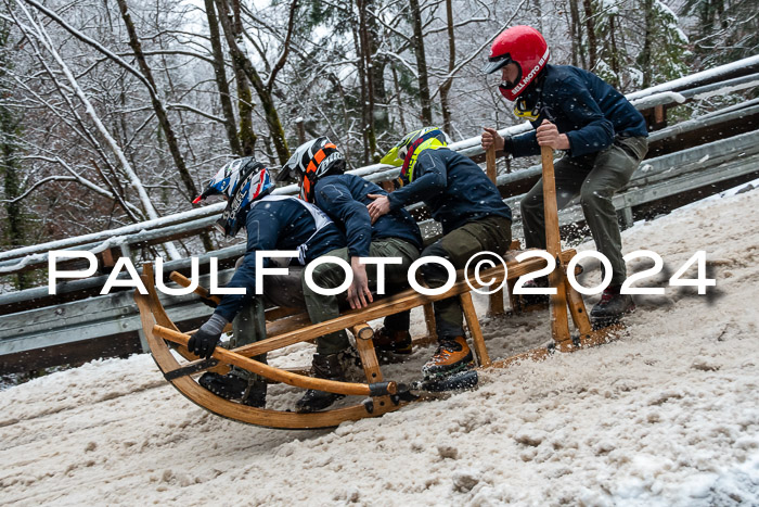 53. Hornschlittenrennen Partenkirchen, 06.01.2024