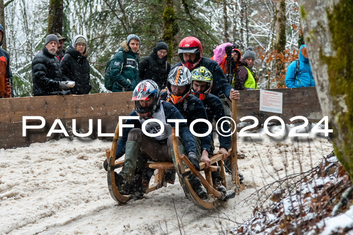 53. Hornschlittenrennen Partenkirchen, 06.01.2024