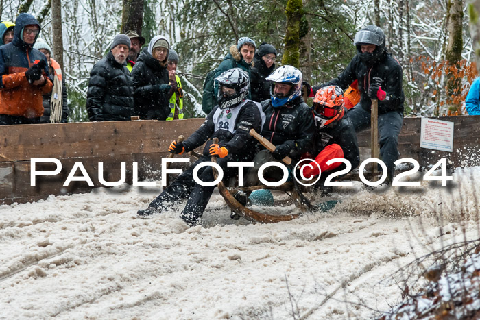 53. Hornschlittenrennen Partenkirchen, 06.01.2024