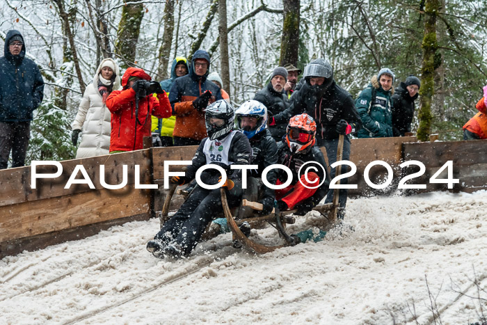 53. Hornschlittenrennen Partenkirchen, 06.01.2024
