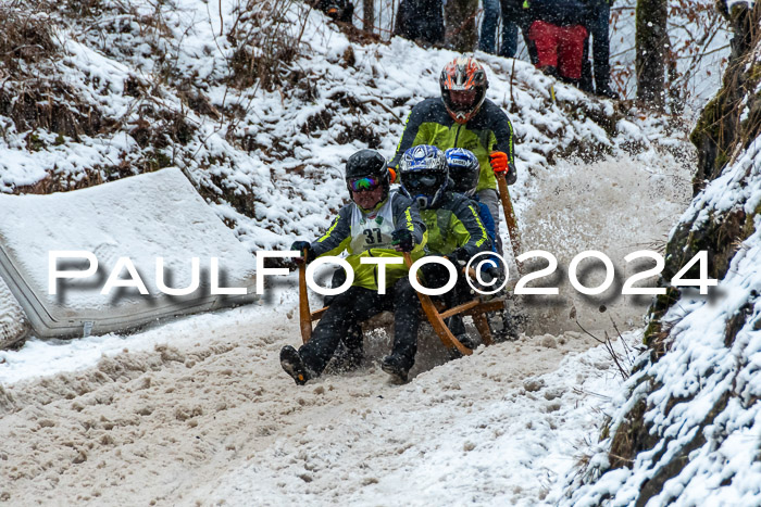 53. Hornschlittenrennen Partenkirchen, 06.01.2024