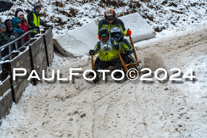 53. Hornschlittenrennen Partenkirchen, 06.01.2024