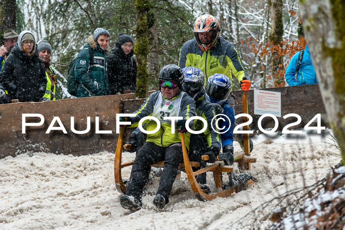 53. Hornschlittenrennen Partenkirchen, 06.01.2024