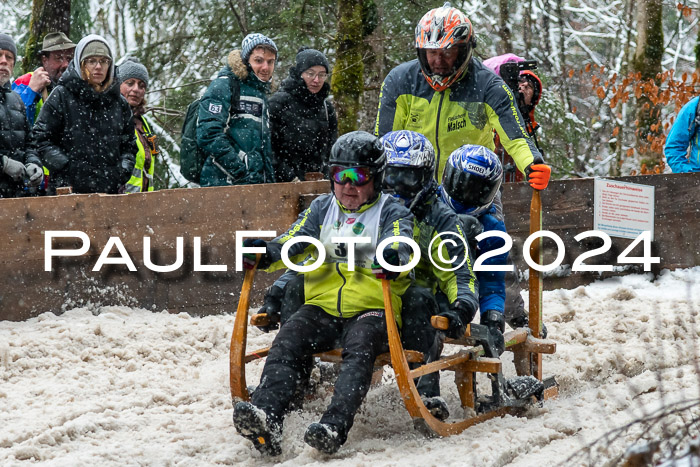 53. Hornschlittenrennen Partenkirchen, 06.01.2024