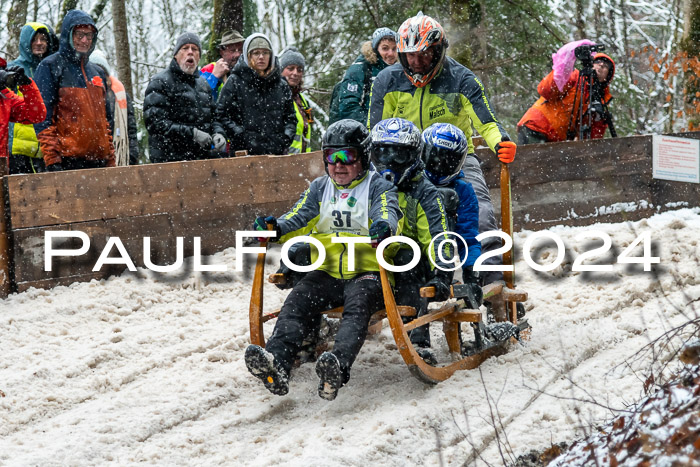53. Hornschlittenrennen Partenkirchen, 06.01.2024