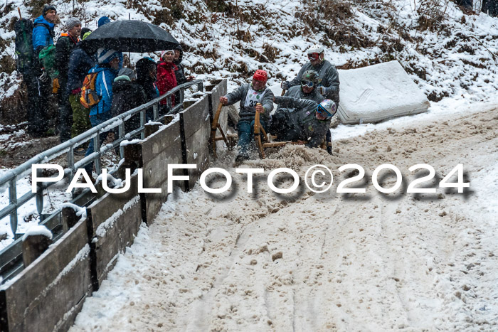 53. Hornschlittenrennen Partenkirchen, 06.01.2024