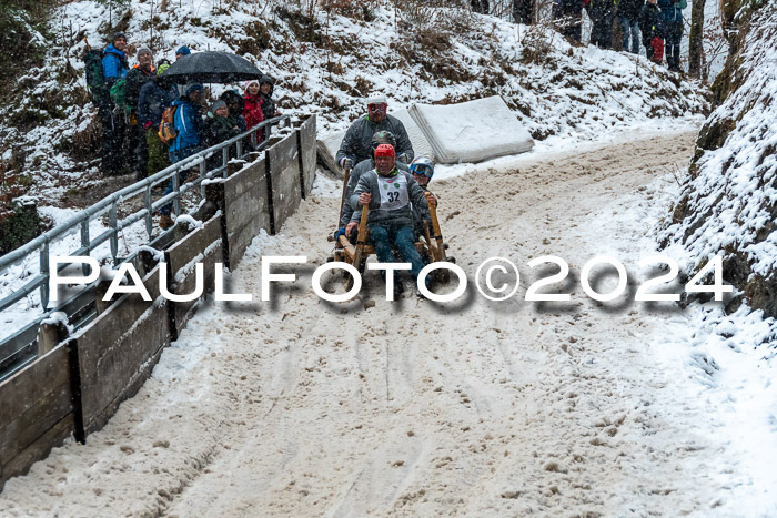 53. Hornschlittenrennen Partenkirchen, 06.01.2024