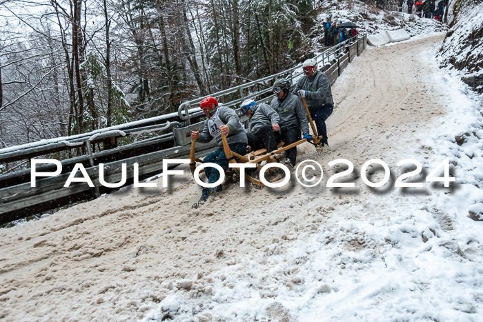 53. Hornschlittenrennen Partenkirchen, 06.01.2024