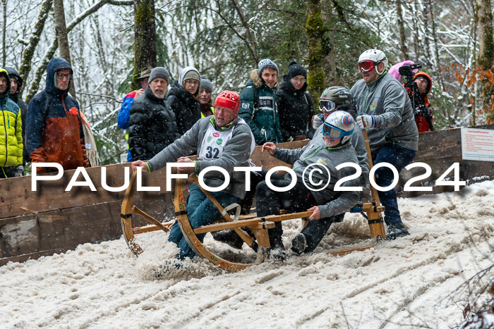 53. Hornschlittenrennen Partenkirchen, 06.01.2024