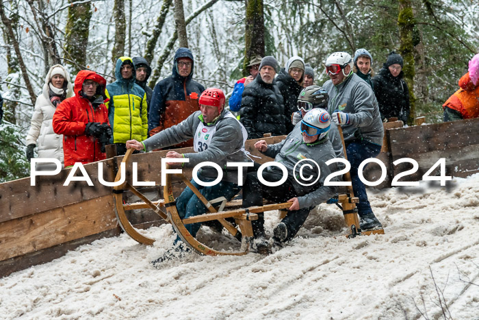53. Hornschlittenrennen Partenkirchen, 06.01.2024