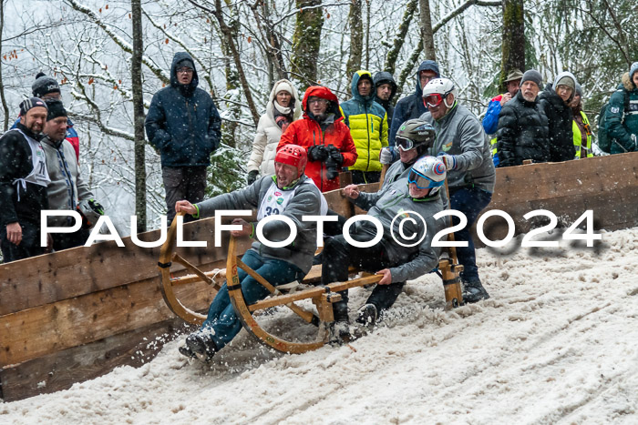 53. Hornschlittenrennen Partenkirchen, 06.01.2024