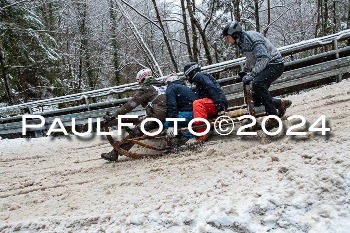 53. Hornschlittenrennen Partenkirchen, 06.01.2024