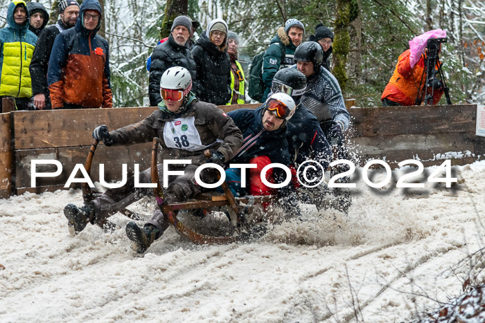 53. Hornschlittenrennen Partenkirchen, 06.01.2024