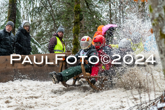 53. Hornschlittenrennen Partenkirchen, 06.01.2024