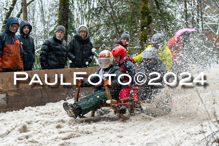 53. Hornschlittenrennen Partenkirchen, 06.01.2024