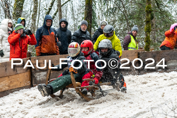 53. Hornschlittenrennen Partenkirchen, 06.01.2024