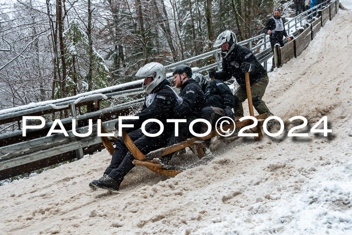 53. Hornschlittenrennen Partenkirchen, 06.01.2024