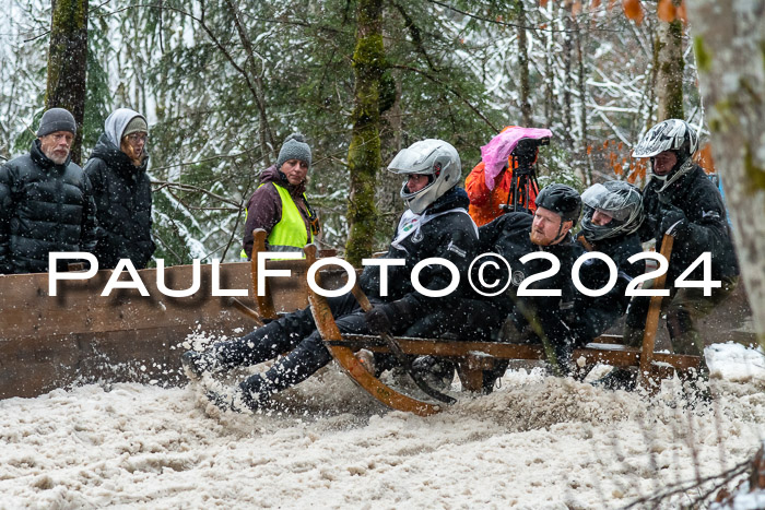 53. Hornschlittenrennen Partenkirchen, 06.01.2024