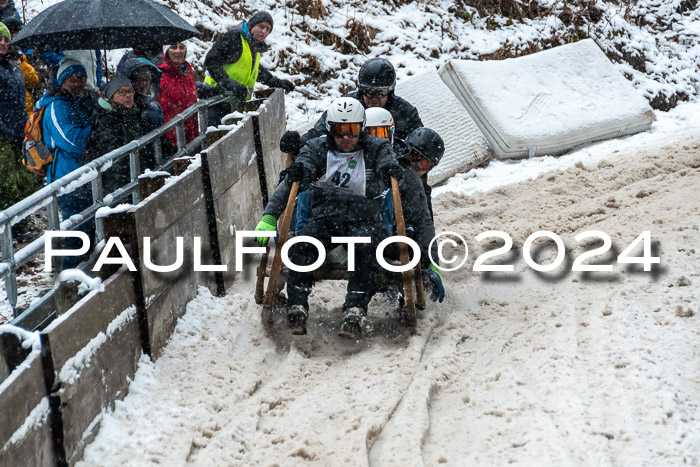53. Hornschlittenrennen Partenkirchen, 06.01.2024