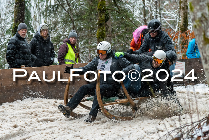 53. Hornschlittenrennen Partenkirchen, 06.01.2024