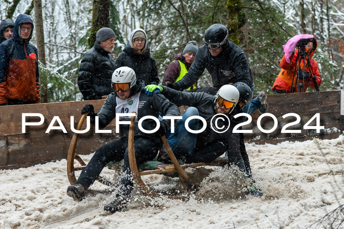 53. Hornschlittenrennen Partenkirchen, 06.01.2024