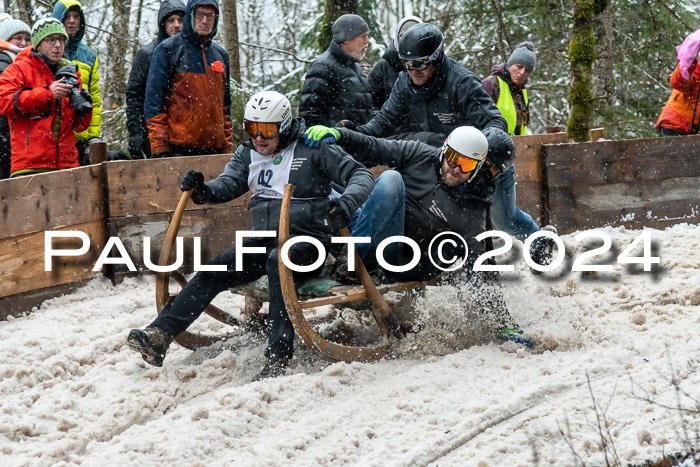 53. Hornschlittenrennen Partenkirchen, 06.01.2024