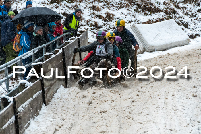 53. Hornschlittenrennen Partenkirchen, 06.01.2024