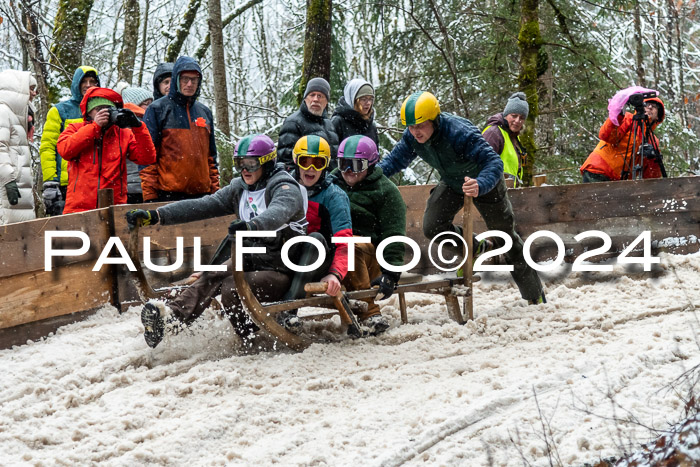 53. Hornschlittenrennen Partenkirchen, 06.01.2024