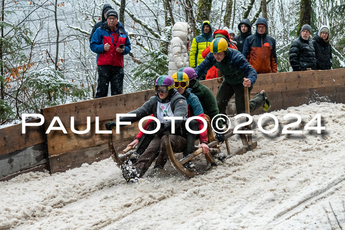53. Hornschlittenrennen Partenkirchen, 06.01.2024