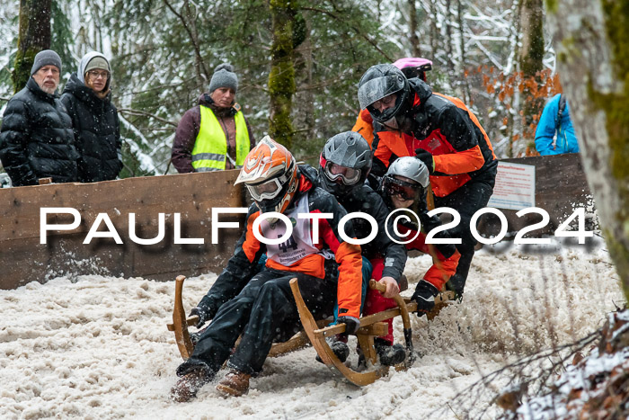 53. Hornschlittenrennen Partenkirchen, 06.01.2024