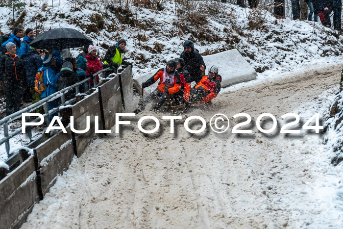 53. Hornschlittenrennen Partenkirchen, 06.01.2024