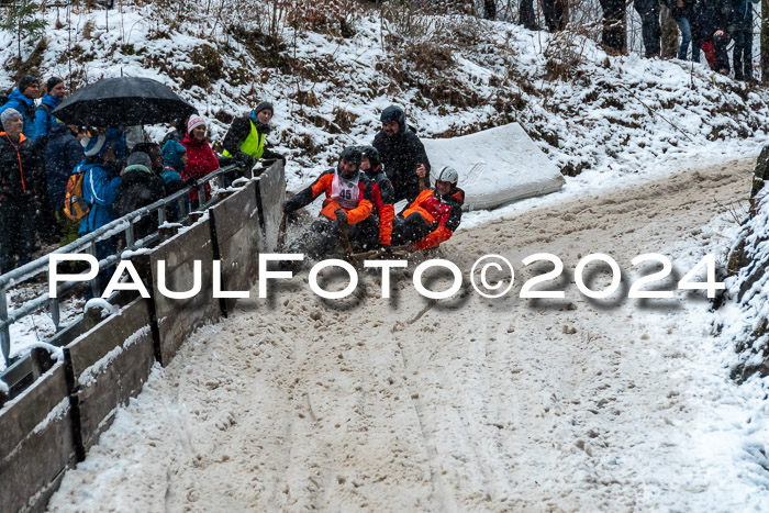53. Hornschlittenrennen Partenkirchen, 06.01.2024