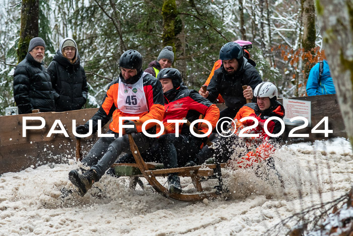 53. Hornschlittenrennen Partenkirchen, 06.01.2024