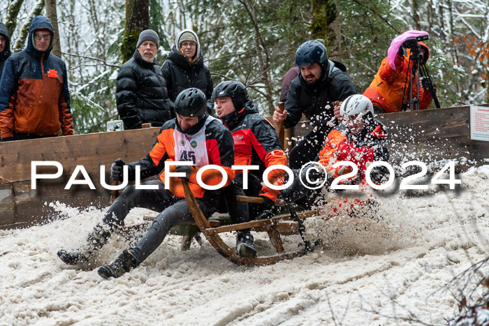 53. Hornschlittenrennen Partenkirchen, 06.01.2024
