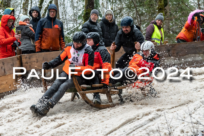 53. Hornschlittenrennen Partenkirchen, 06.01.2024