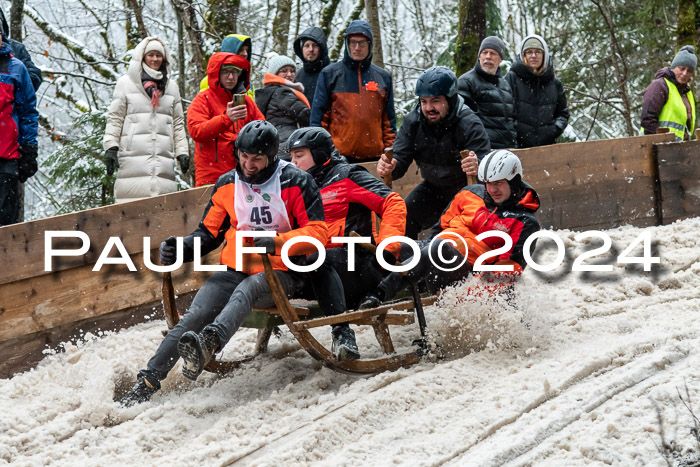 53. Hornschlittenrennen Partenkirchen, 06.01.2024