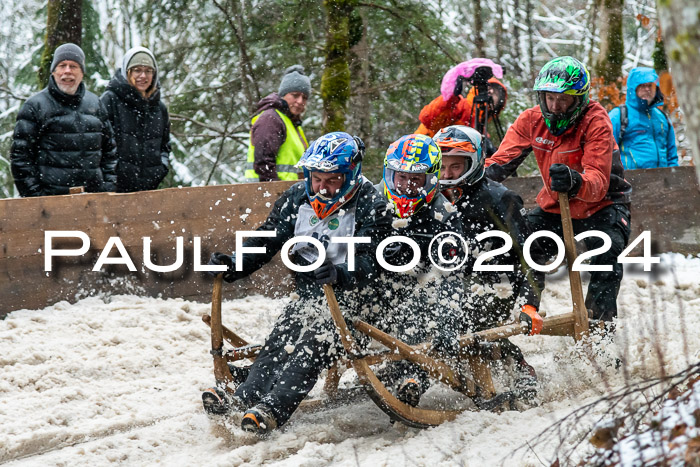53. Hornschlittenrennen Partenkirchen, 06.01.2024