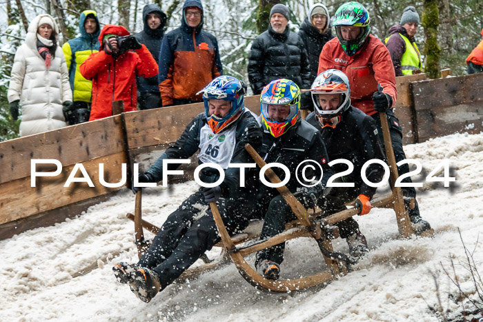 53. Hornschlittenrennen Partenkirchen, 06.01.2024