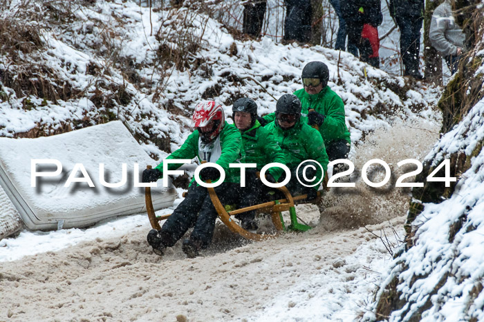 53. Hornschlittenrennen Partenkirchen, 06.01.2024