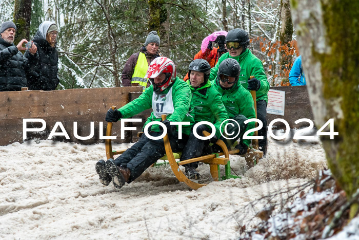 53. Hornschlittenrennen Partenkirchen, 06.01.2024