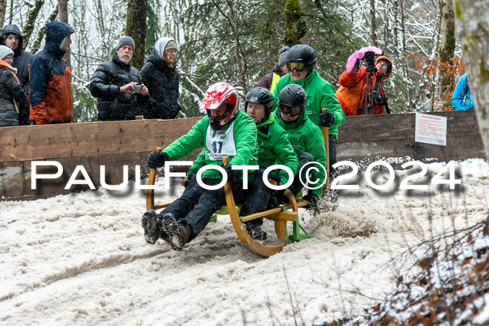 53. Hornschlittenrennen Partenkirchen, 06.01.2024